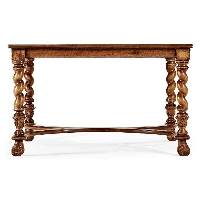 Square Oyster Coffee Table with Slides
