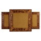 Square Oyster Coffee Table with Slides