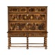 Oyster veneer chest on stand