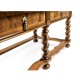 Oyster veneer chest on stand