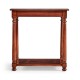 Oyster veneer square side table