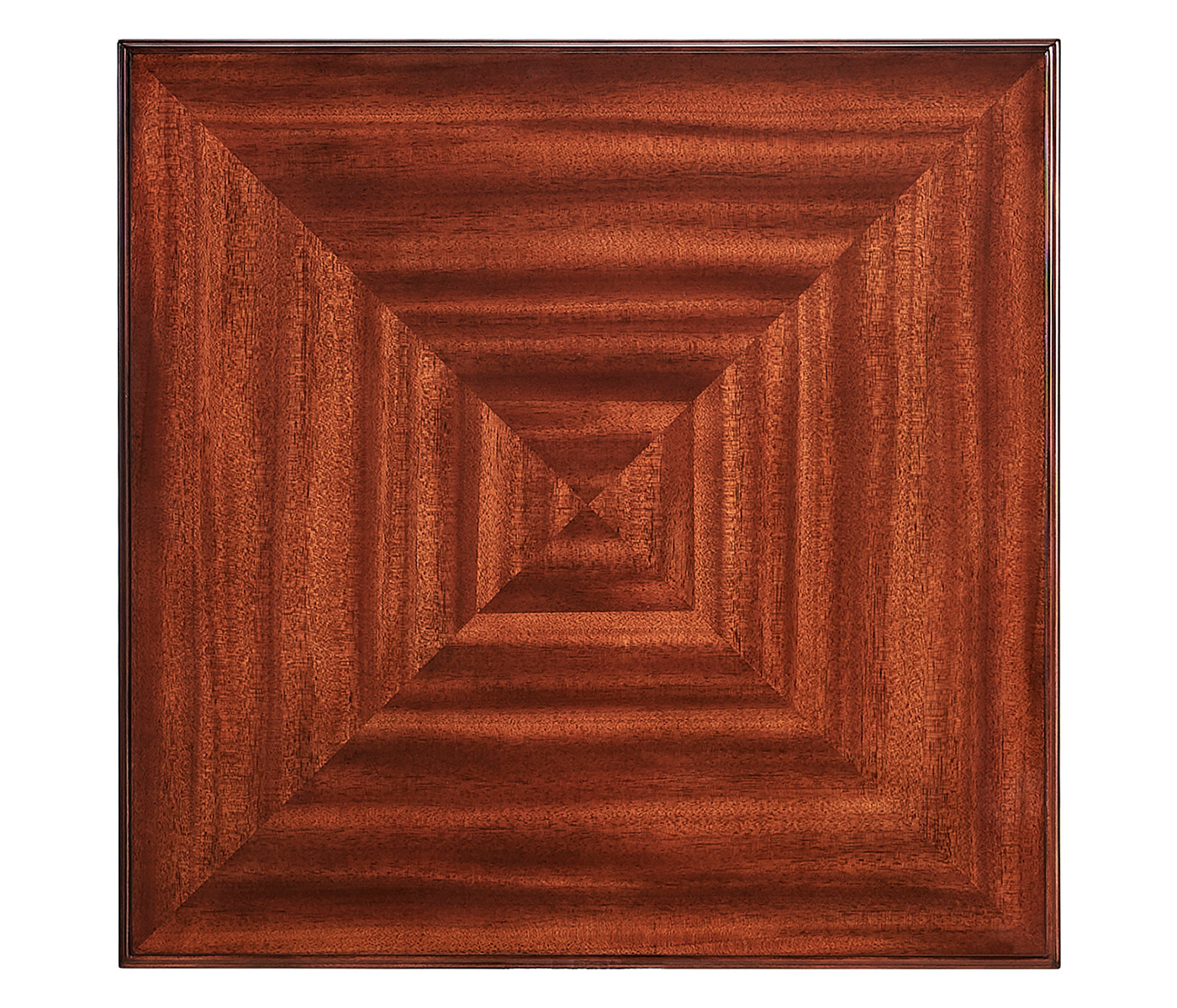Oyster veneer square side table