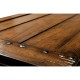 Planked walnut double sideboard