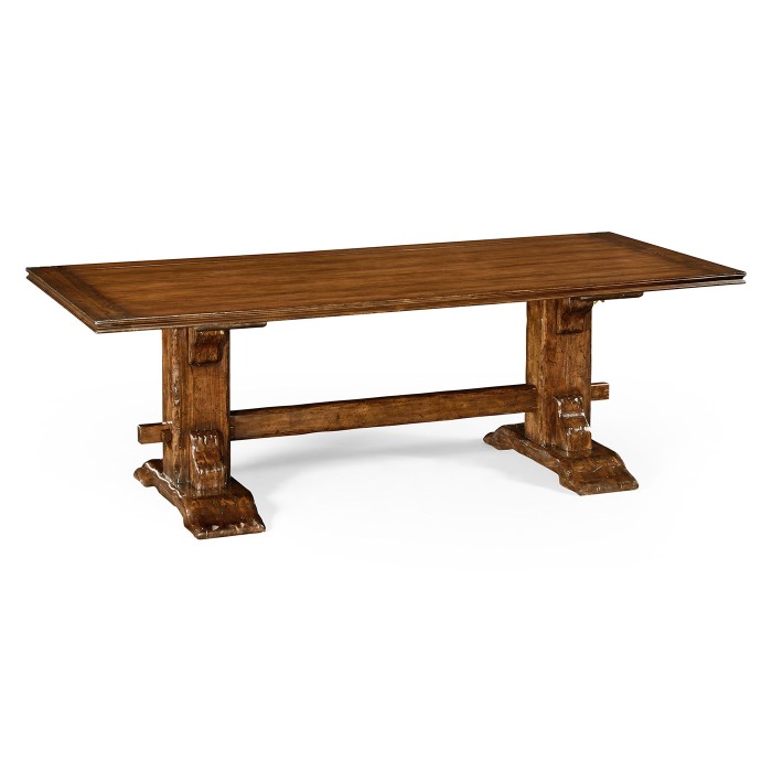 Walnut Dining Table on Heavy Base 90