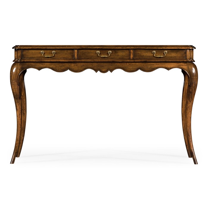 French style walnut console