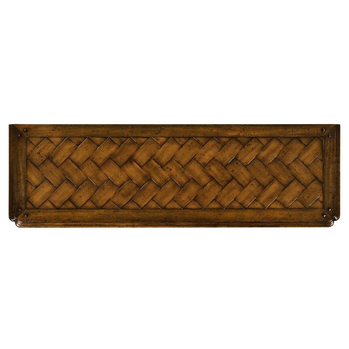 French style walnut console