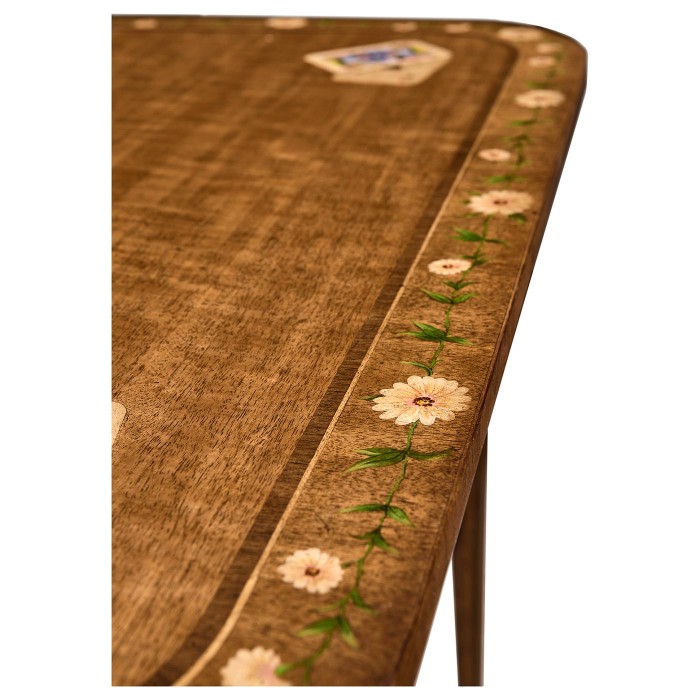 Satinwood Painted Card Table