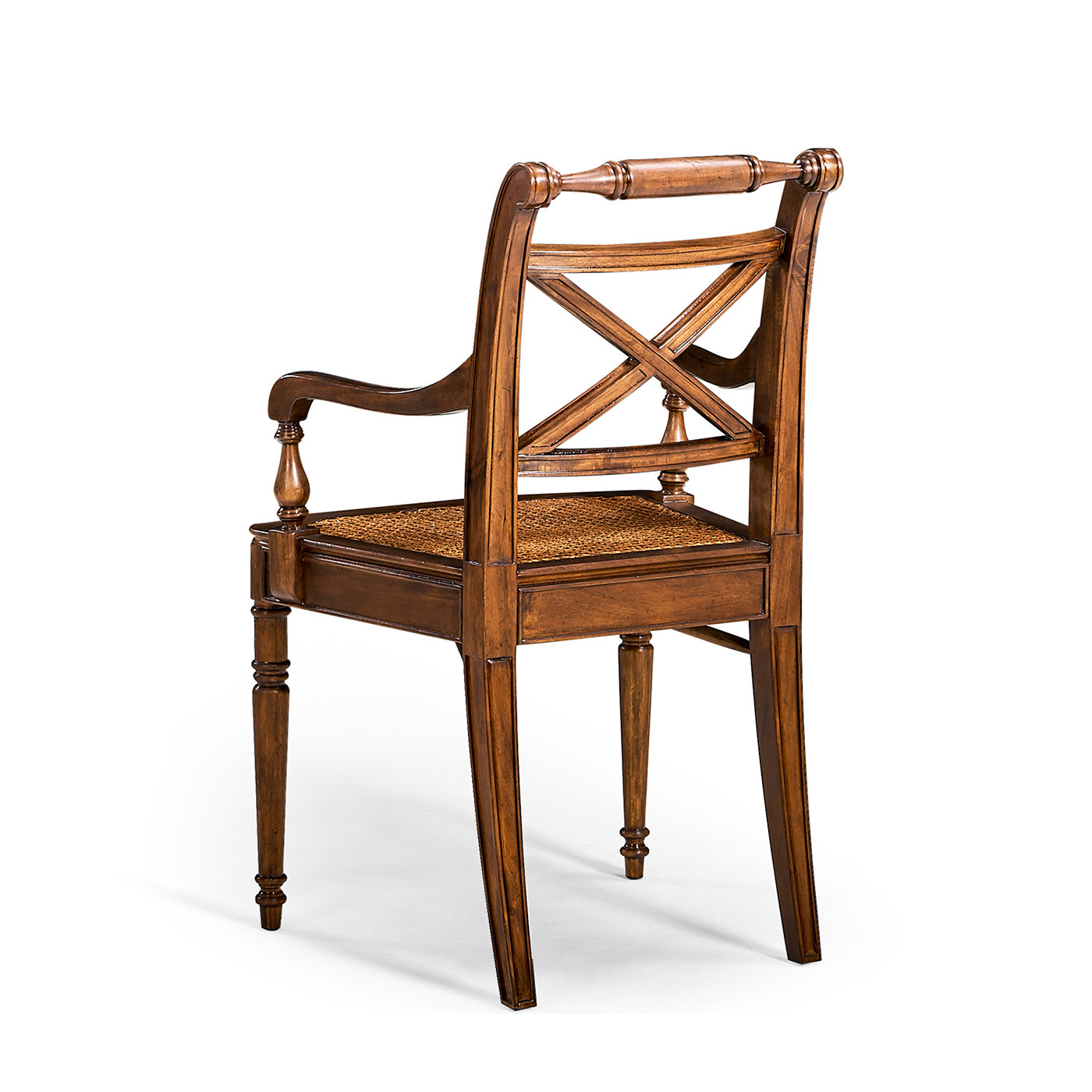 Regency Cross Frame Back Arm Chair