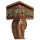 Italian Lions Paw Desk (Leather & Walnut)