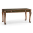 Italian Lions Paw Desk (Leather & Walnut)