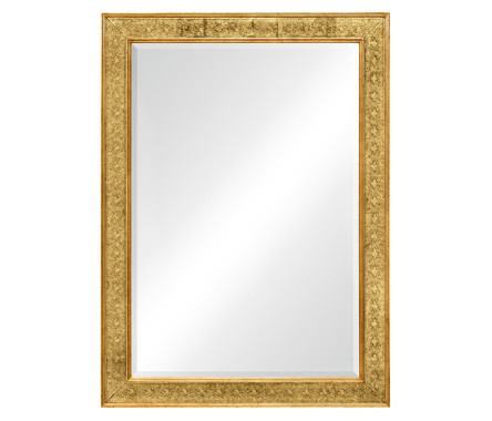 Rectangular Mirror with Églomisé Gilt Borders