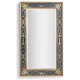 Rectangular Plain Mirror with Gilt Renaissance Decoration (Azure)