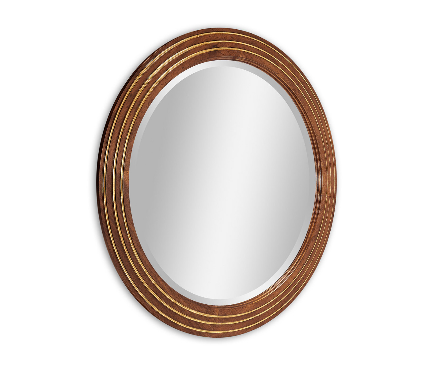Circular stepped surround mirror (Small plain glass)