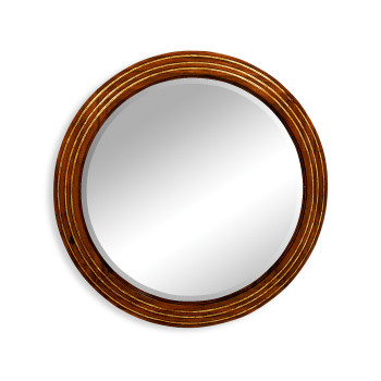 Circular stepped surround mirror (Large plain glass)