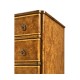 Windsor Walnut Bow Front Chest of Four Drawers