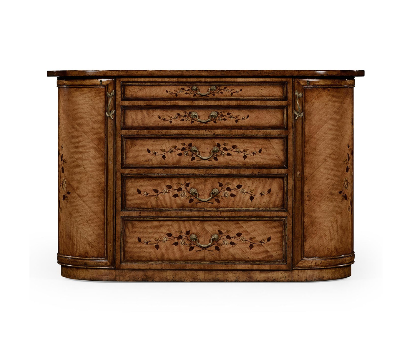 Art nouveau marquetry vanity unit (Satinwood)