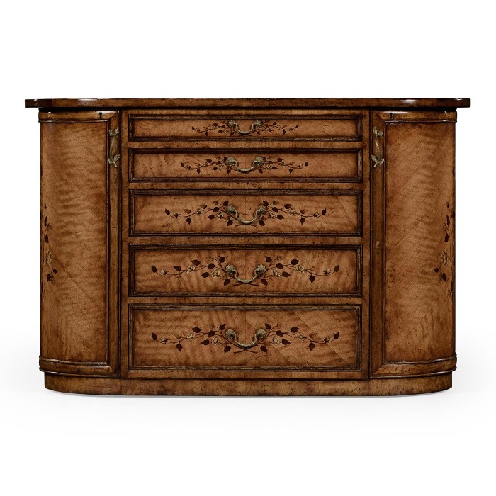 Art nouveau marquetry vanity unit (Satinwood)
