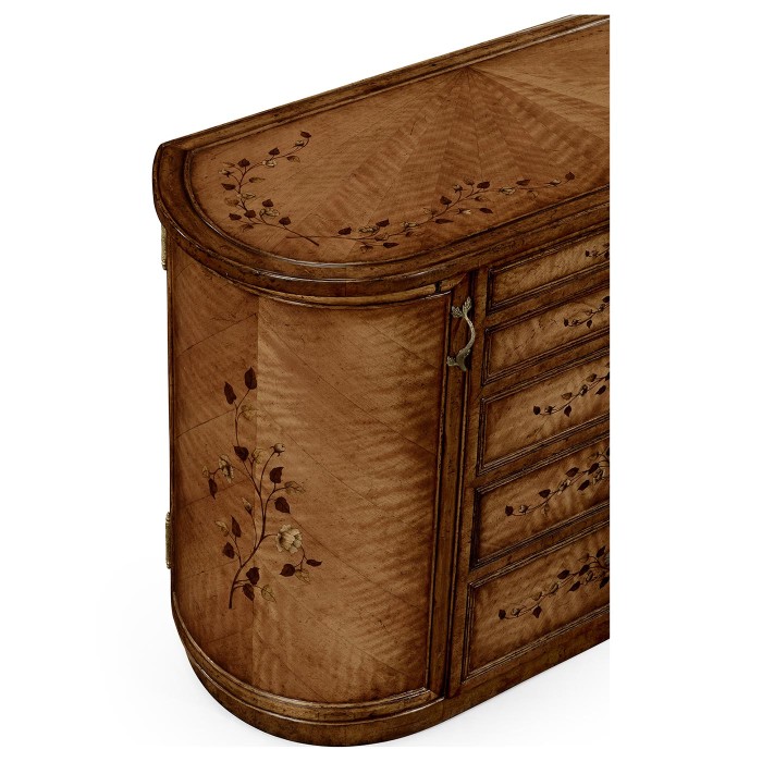 Art nouveau marquetry vanity unit (Satinwood)