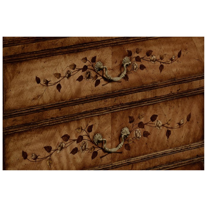 Art nouveau marquetry vanity unit (Satinwood)