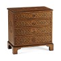 Windsor Floral Marquetry & Parquetry Small Chest of Drawers
