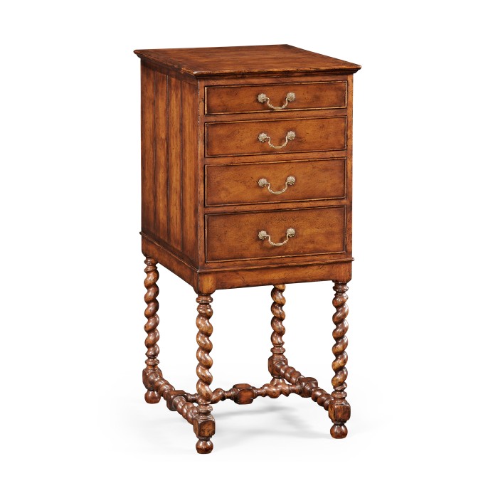 Small chest of graduating drawers