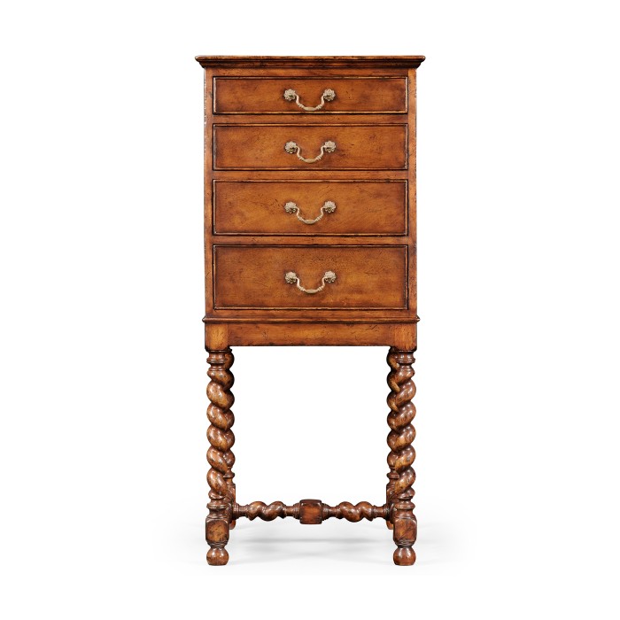 Small chest of graduating drawers