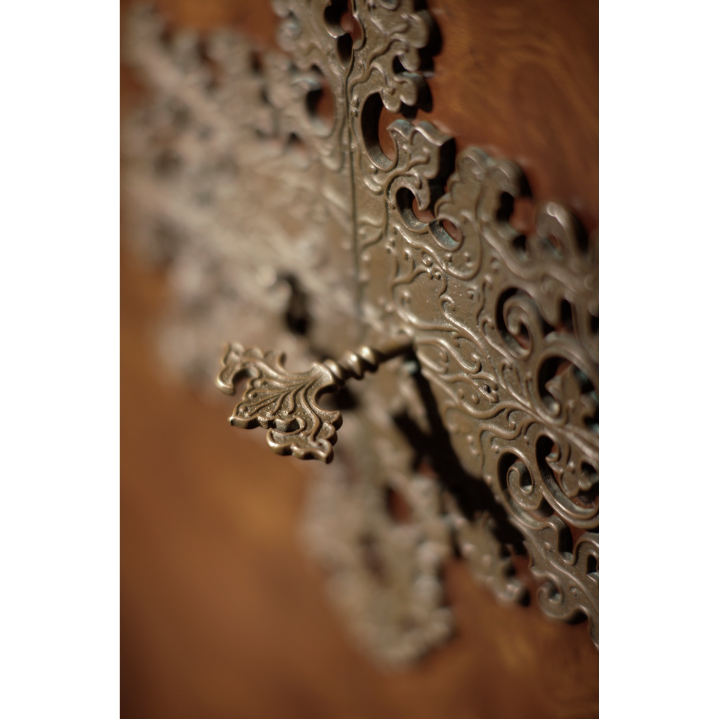 Queen Anne Walnut & Satinwood Writing Cabinet