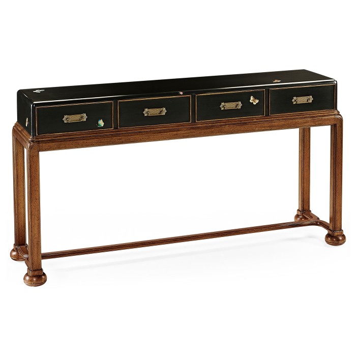 Butterfly console (Walnut & Painted)