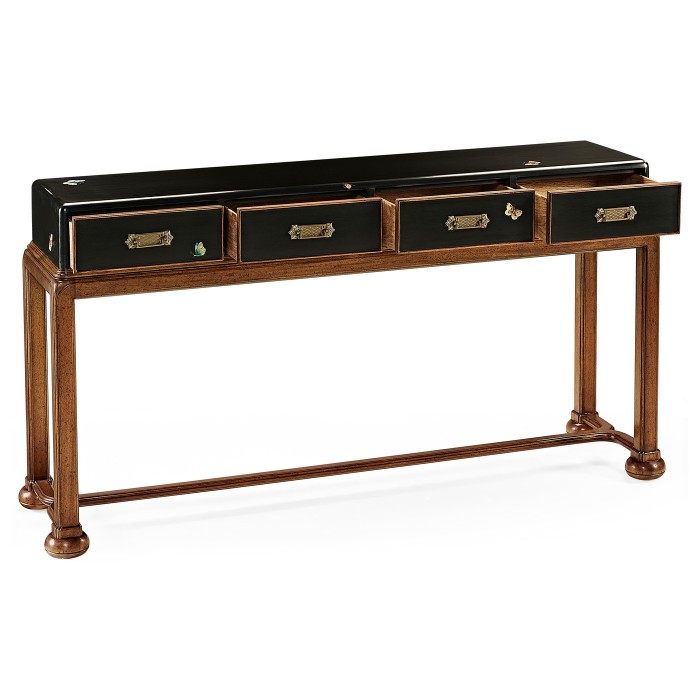 Butterfly console (Walnut & Painted)