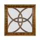 Square oyster coffee table glass top (52
