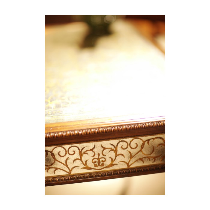 Églomisé library table