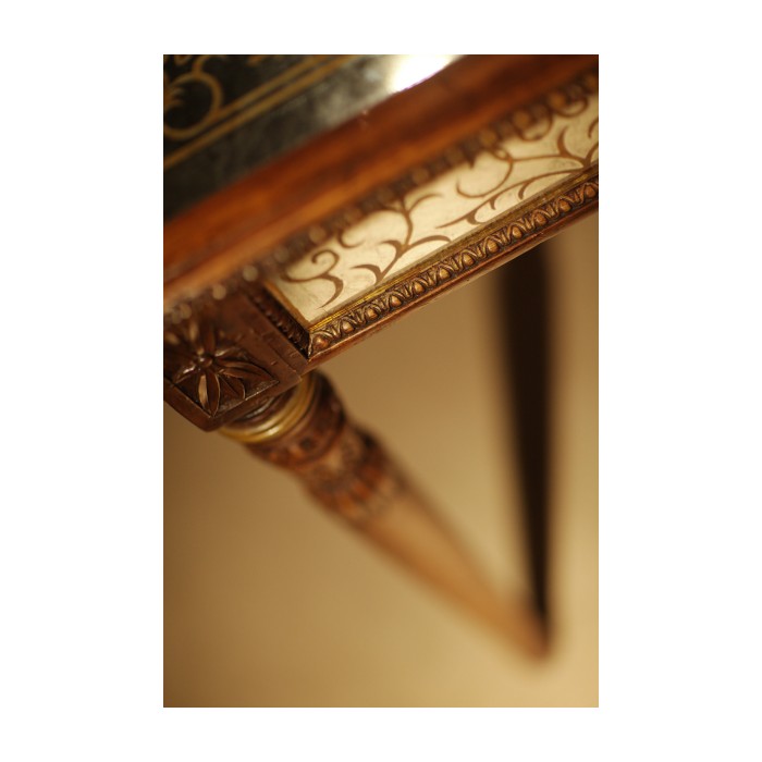 Églomisé library table