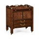 George III Style Mahogany Bedside Cabinet