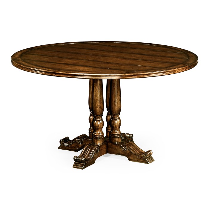 French Round Country Dining Table 54