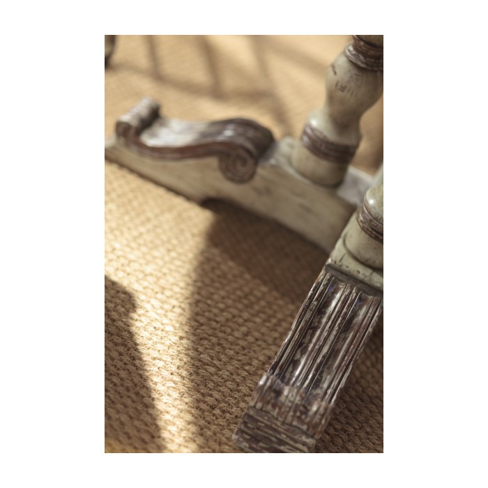 French Style Painted Dining Table (Olive Green) 60