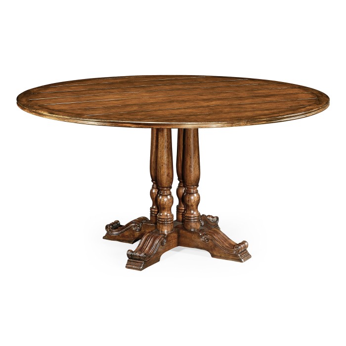 French Round Country Dining Table 60