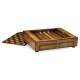 Light Walnut Games Box with Drawer