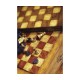 Light Walnut Games Box with Drawer