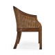 Walnut 2-Seater Salon Settee Cane Back