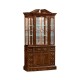 Neo-Classical Mahogany China Cabinet