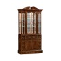 Neo-Classical Mahogany China Cabinet