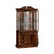 Neo-Classical Mahogany China Cabinet