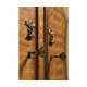 Adam Style Satinwood & Marquetry Demilune Cabinet