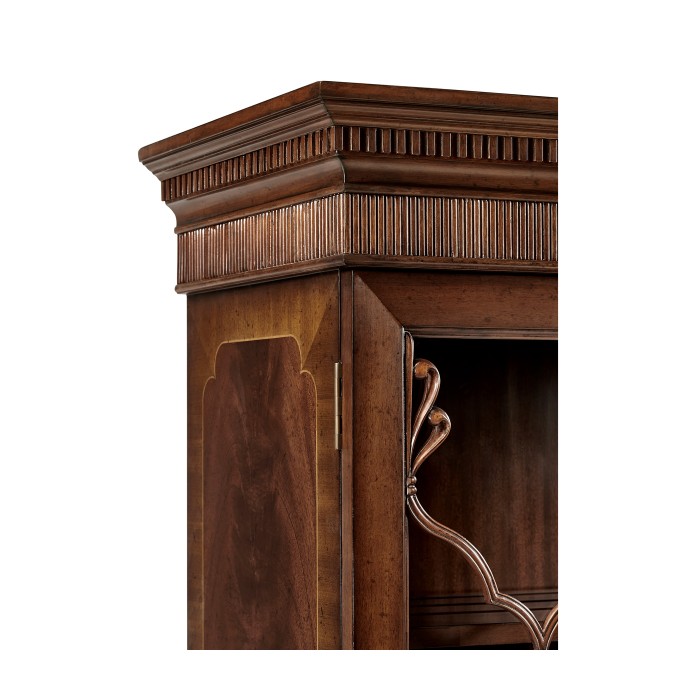 Late Regency Mahogany Glazed Display Cabinet