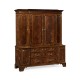 Large Gentleman's Mahogany Wardrobe with Drawers