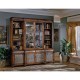 Large Breakfront Walnut & Églomisé Cabinet