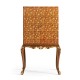Red Chinoiserie Drinks Cabinet