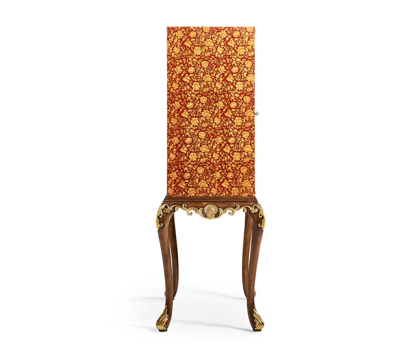 Red Chinoiserie Drinks Cabinet