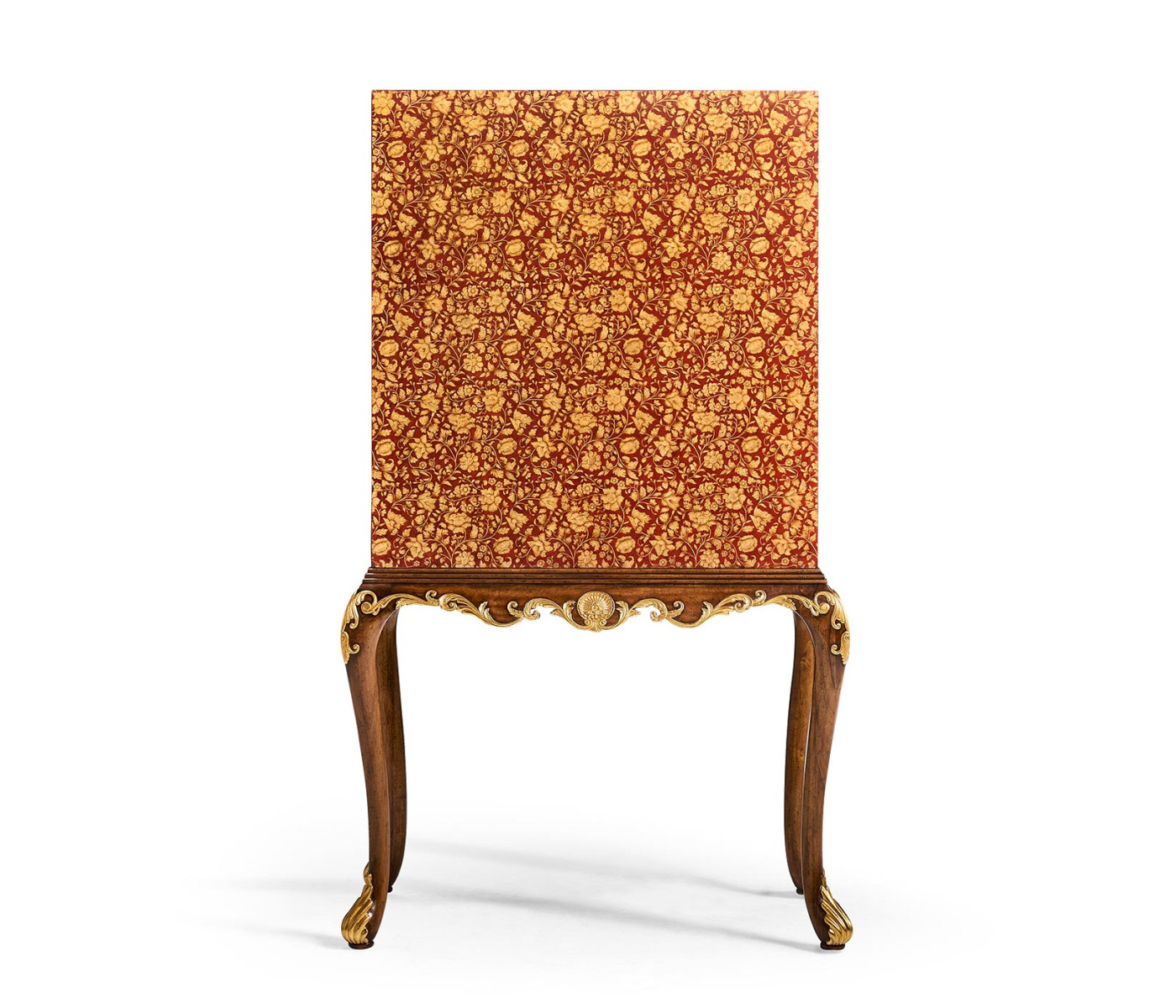 Red Chinoiserie Drinks Cabinet