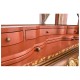Red Chinoiserie Drinks Cabinet
